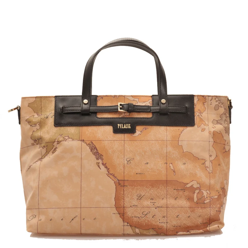 Borsa Donna a Mano 1A Classe Alviero Martini linea Selene Soft Geo Classic e Nero GU66