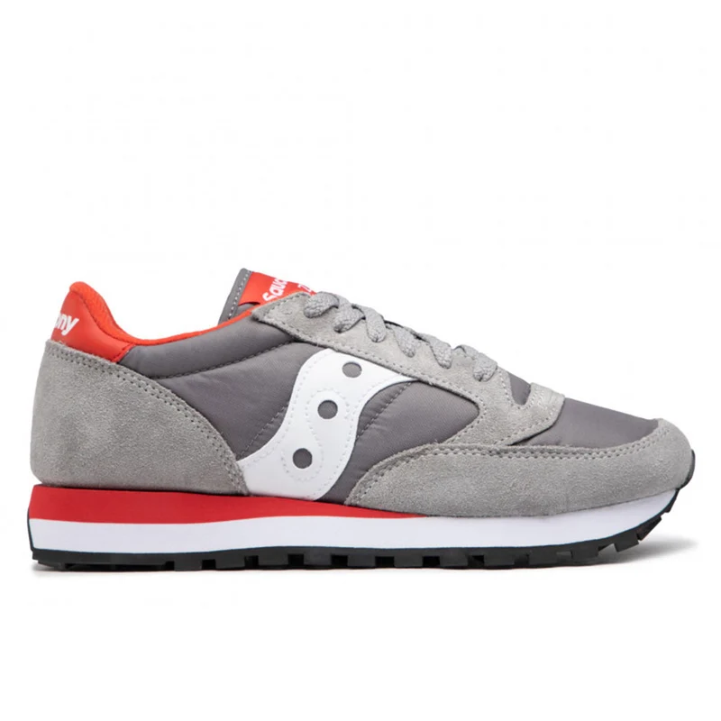 Scarpe Uomo Saucony Sneakers Jazz Original Grey - White - Red