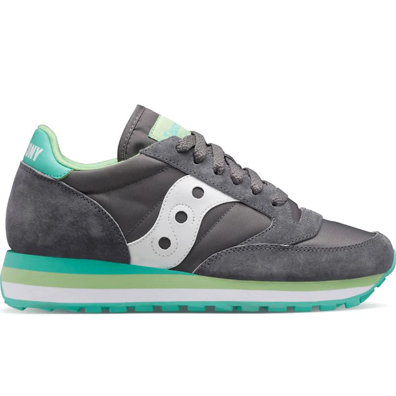 Scarpe Donna Saucony Sneakers Jazz Triple Grey - Mint