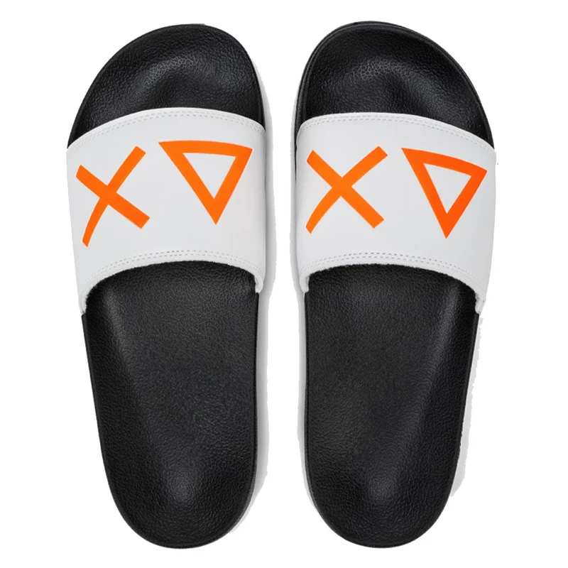 Ciabatte da Uomo SUN 68 Linea Slippers Logo Colore Bianco