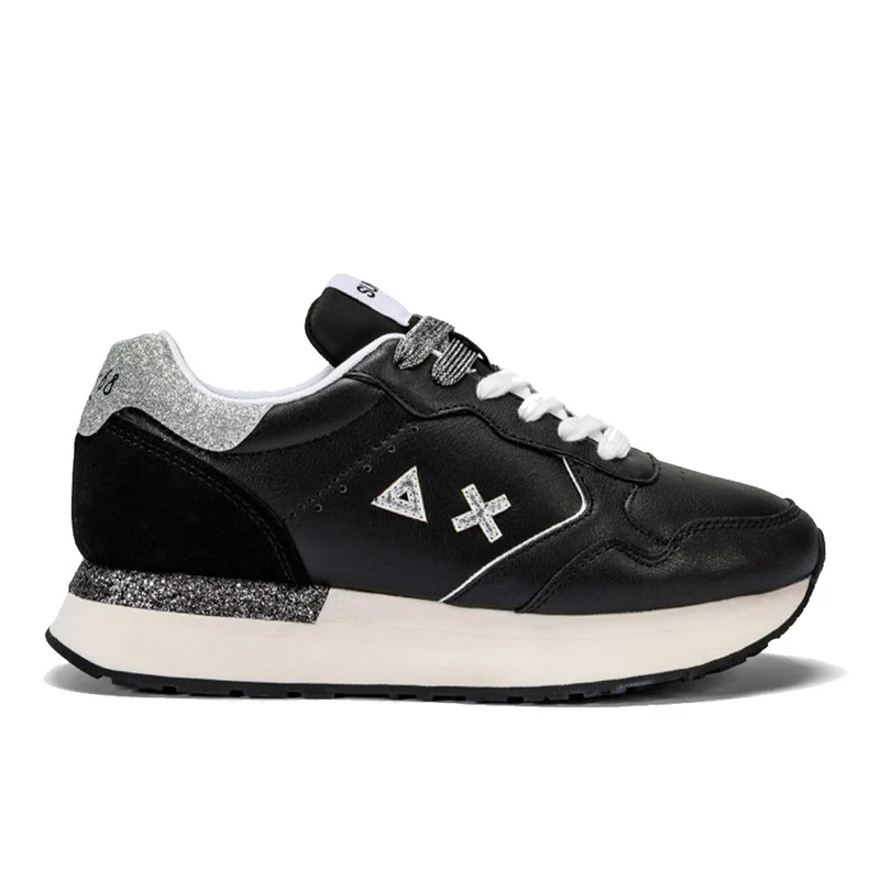 Scarpe Donna Sun68 Sneakers Kelly Leather Colore Nero