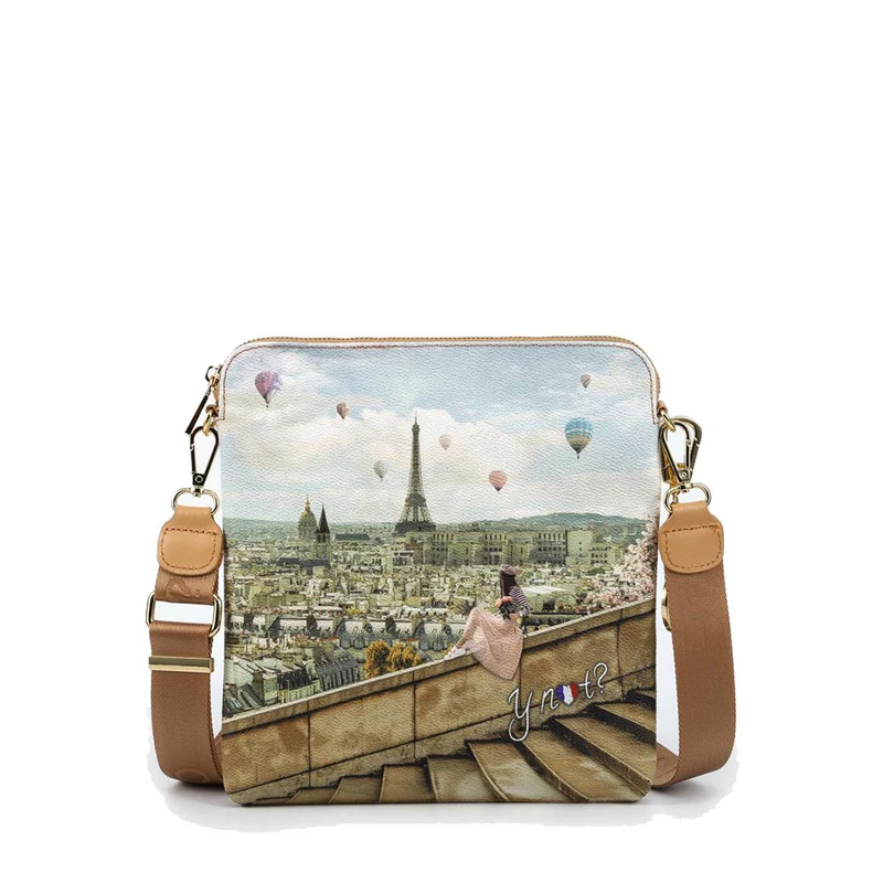 Borsa Donna Y NOT Bandoliera a Tracolla YES-314 Montgolfiere