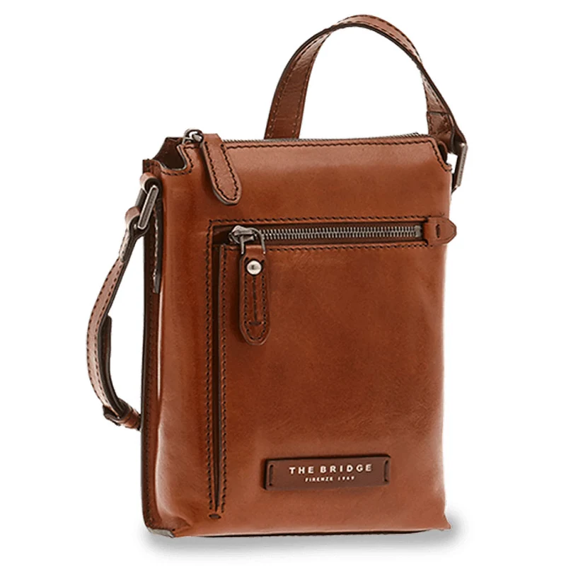 Borsello Uomo THE BRIDGE in Pelle Marrone linea Kallio