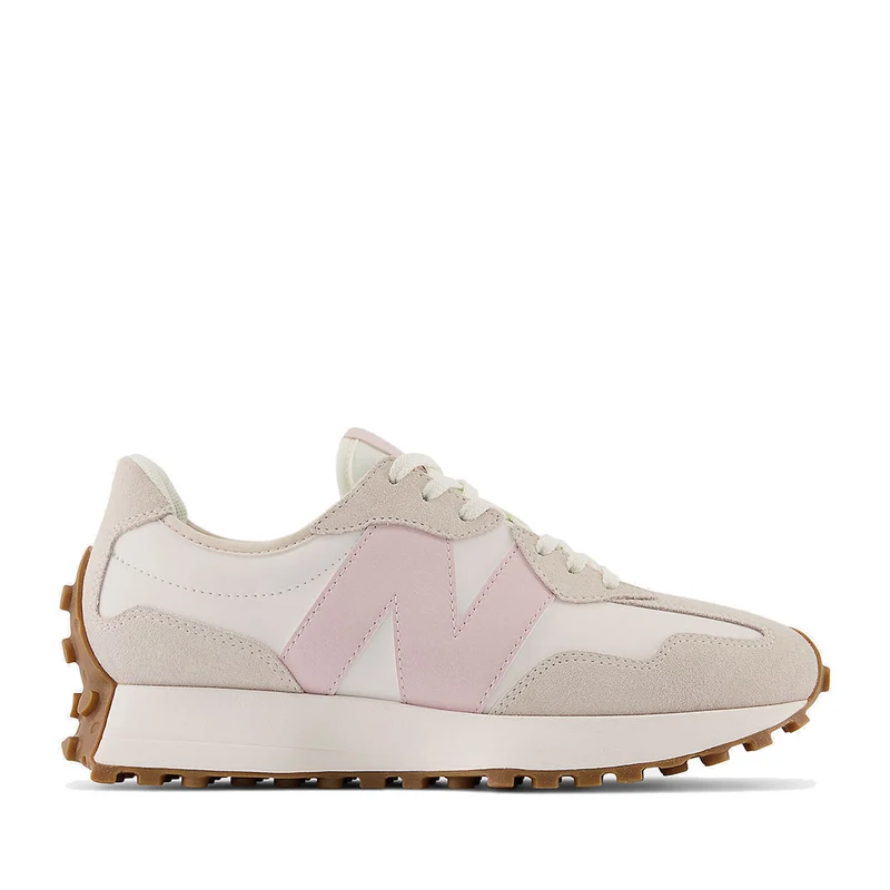 Scarpe Donna NEW BALANCE Sneakers 327 in Pelle Suede e Mesh colore Stone Pink