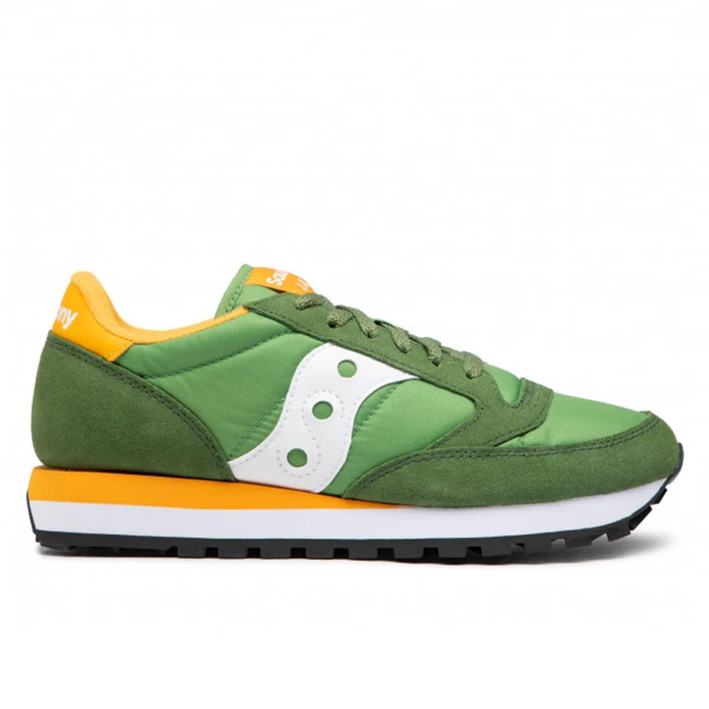 Scarpe Uomo Saucony Sneakers Jazz Original Green - White - Orange