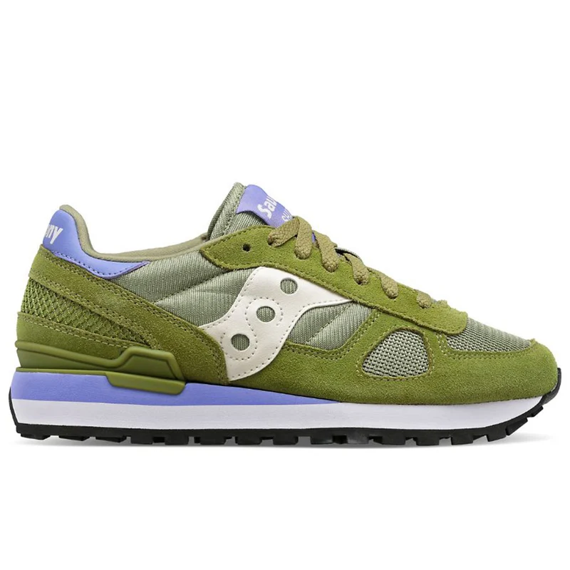 Scarpe Donna Saucony Sneakers Shadow Original Olive - White