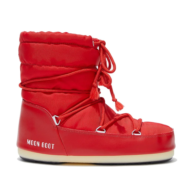 Stivali da Neve Unisex MOON BOOT Light Low in Nylon Rosso
