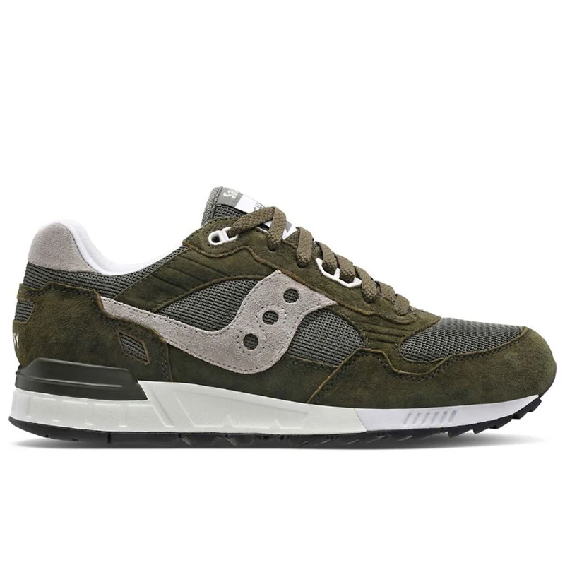 Scarpe Uomo Saucony Sneakers Shadow 5000 Green- Silver