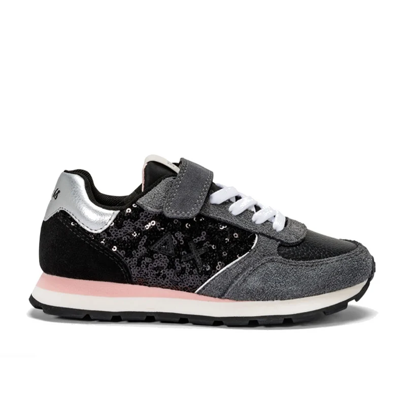 Scarpe SUN 68 Sneakers Girl's Kelly Paillettes Kid Colore Nero