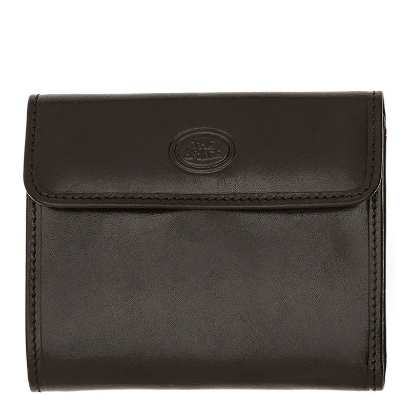 Portafoglio Donna con Pattina THE BRIDGE in Pelle Nera linea Story Made in Italy