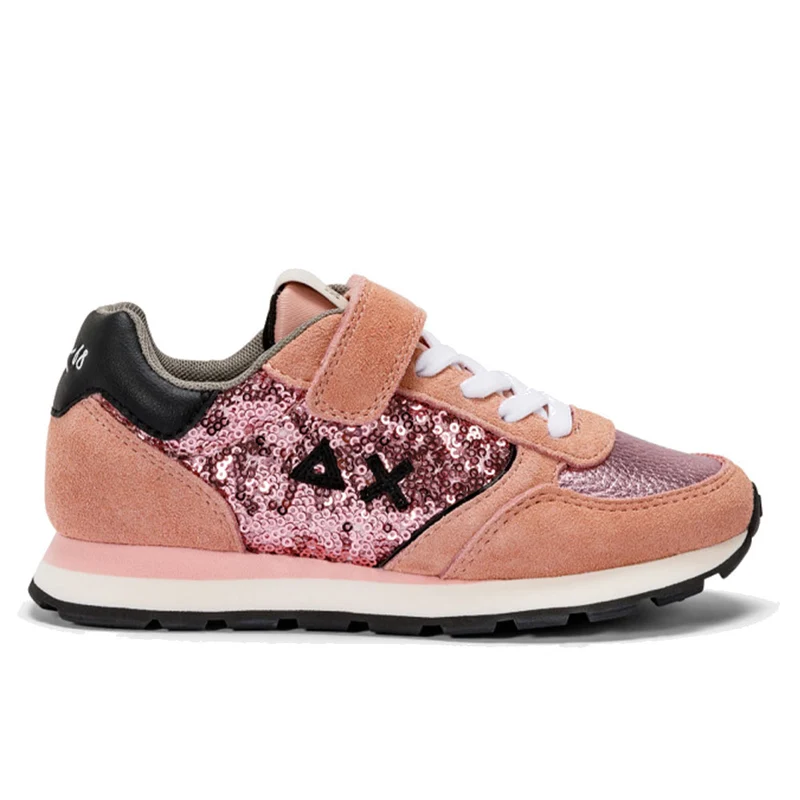 Scarpe SUN68 Sneakers Girl's Kelly Paillettes Kid Colore Rosa