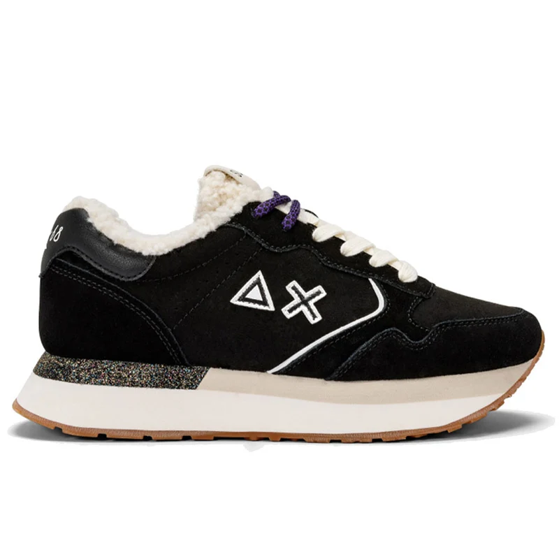 Scarpe Donna Sun68 Sneakers Kelly Teddy Colore Nero