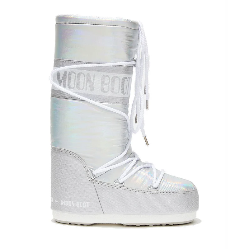 Stivali da Neve Donna MOON BOOT Icon Met colore Argento
