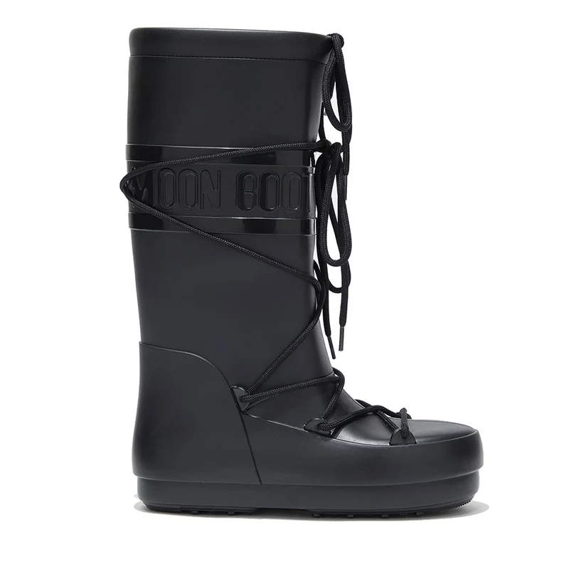 Stivali da Pioggia MOON BOOT in Gomma colore Nero