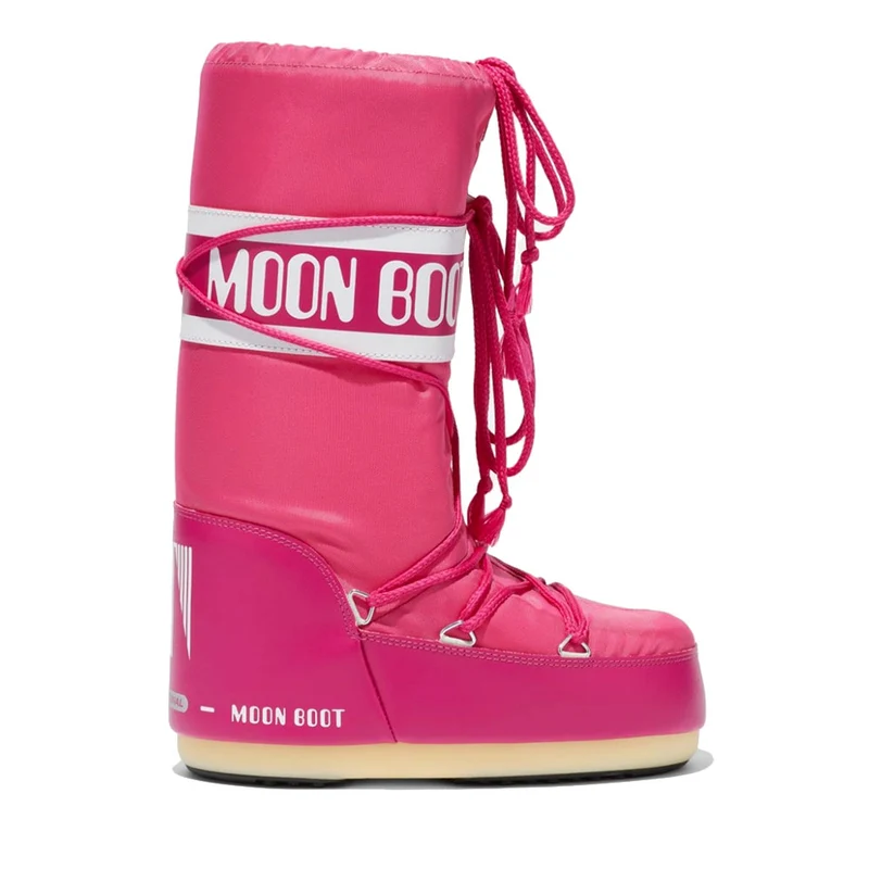 Stivali da Neve Donna MOON BOOT Icon Nylon Colore Bougainvillea