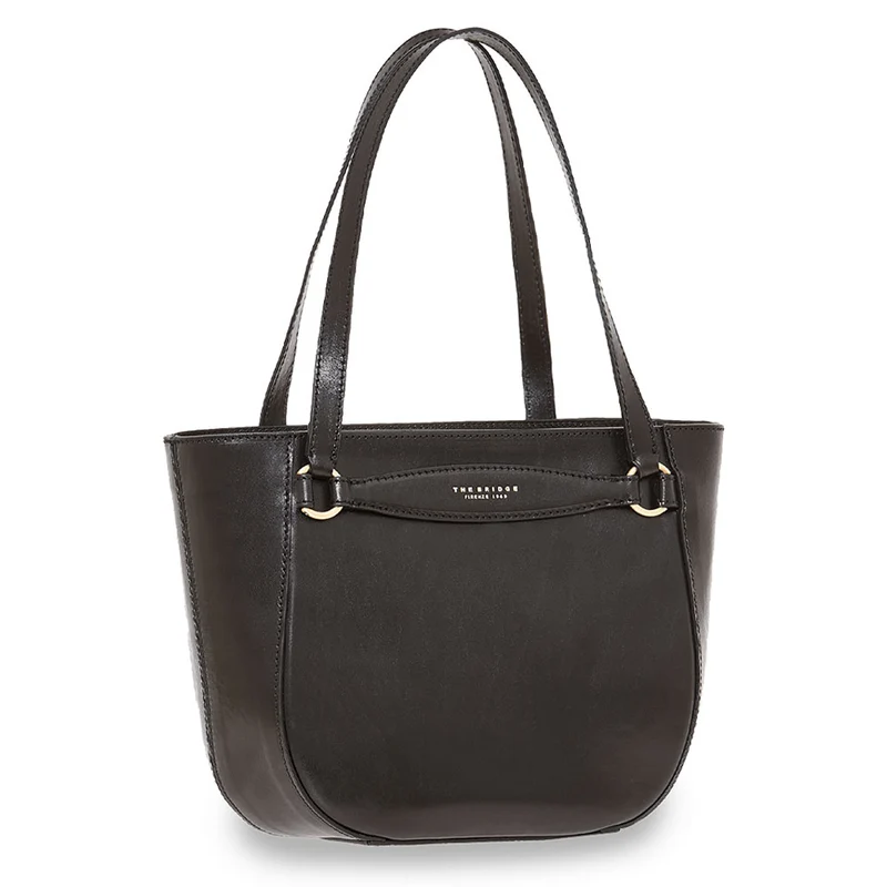 Borsa Donna Shopper THE BRIDGE linea Bettina in Pelle Nera