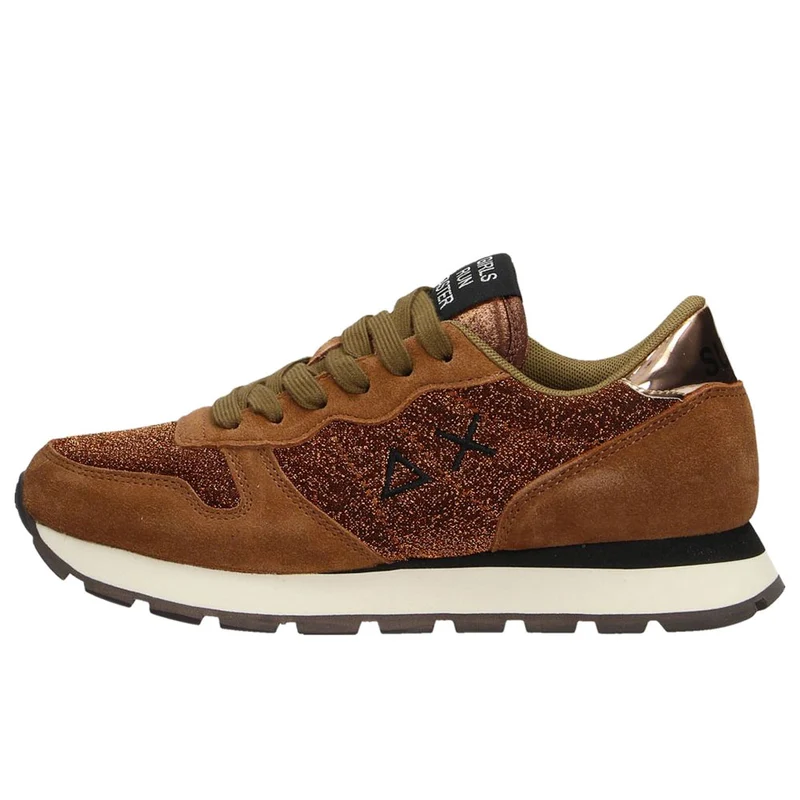 Scarpe Donna Sun68 Sneakers Ally Glitter Colore Volpe - Z42203