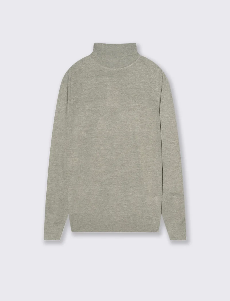 MAGLIA DOLCE VITA IN FILATO EFFETTO LANA - Verde salvia