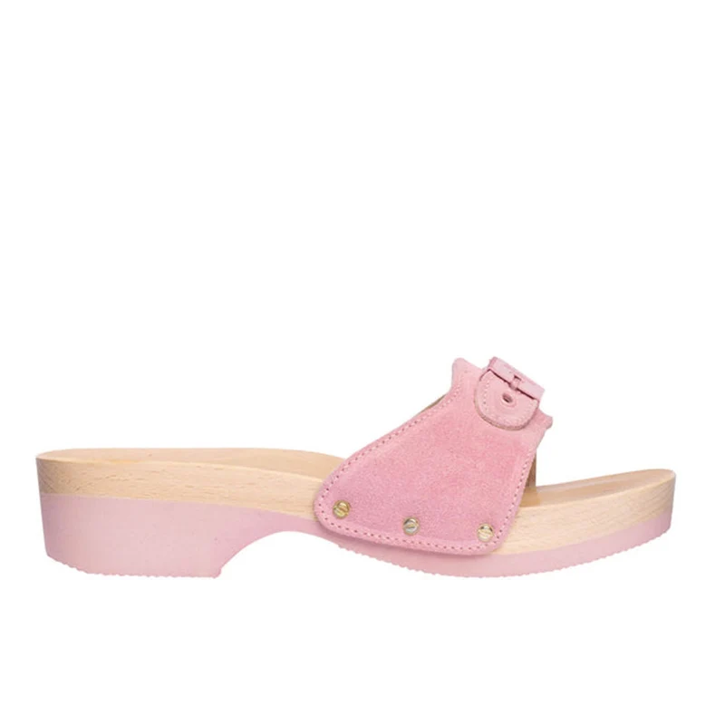 Scarpe Donna SCHOLL Zoccoli in Legno Linea Pescura Heel Matt Colore Rosa