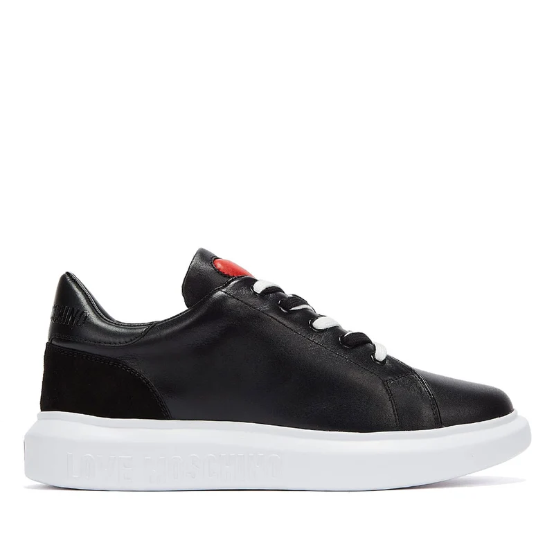Scarpe Donna LOVE MOSCHINO Sneakers in Pelle Nera
