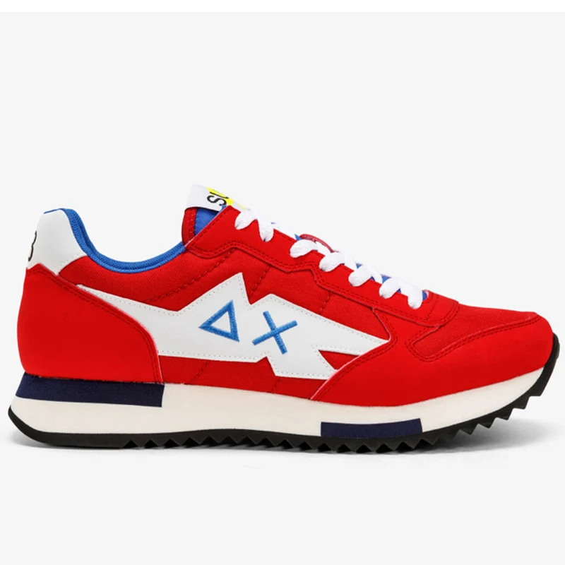 Scarpe Uomo Sun68 Sneakers Niki Solid colore Rosso