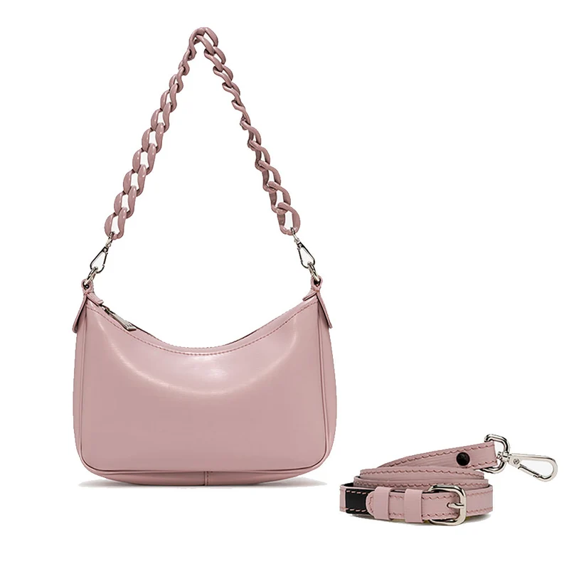 Borsa Donna a Spalla con Tracolla GUM Misura Media Linea Diva colore Bonbon