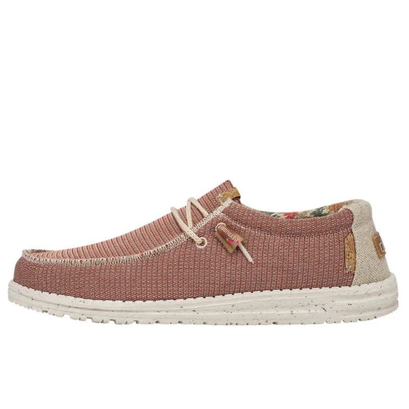 Scarpe Uomo HEY DUDE linea Wally Eco Sox Colore Redwood