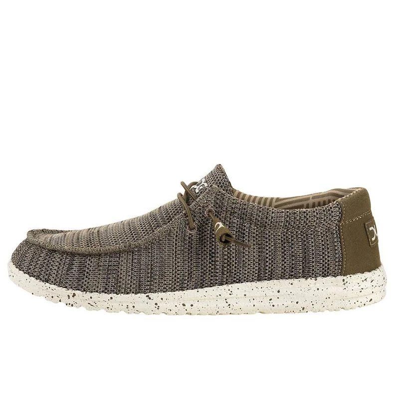 Scarpe Uomo HEY DUDE linea Wally Sox Colore Brown