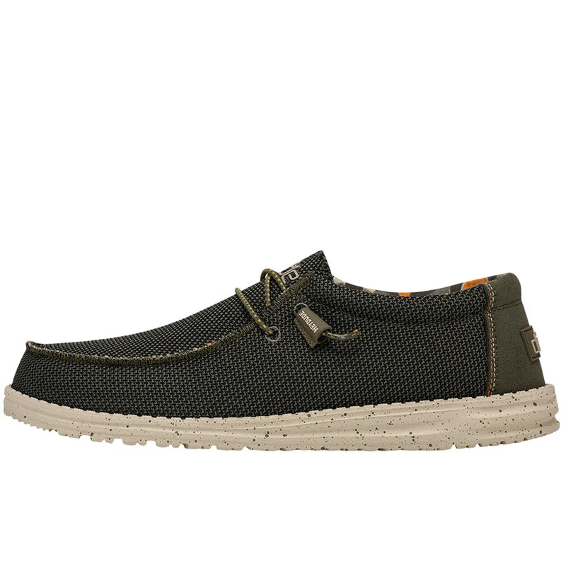 Scarpe Uomo HEY DUDE linea Wally Sox Colore Pine
