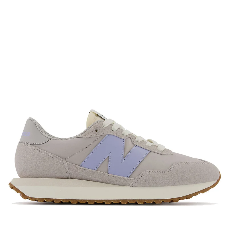 Scarpe Donna NEW BALANCE Sneakers 237 in Suede e Nylon colore Rain Cloud e Daydream