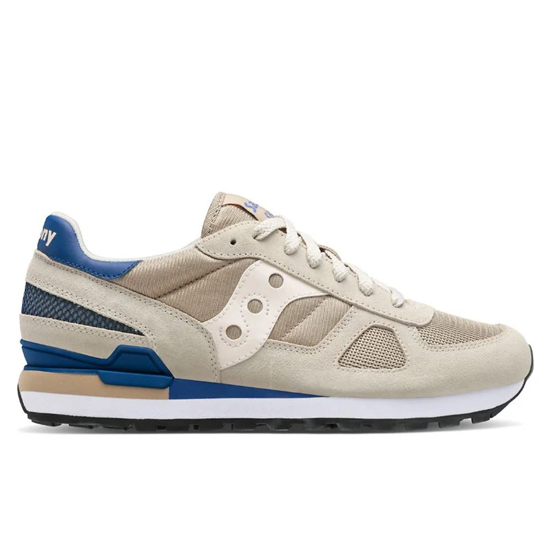 Scarpe Uomo Saucony Sneakers Shadow Original Beige - White