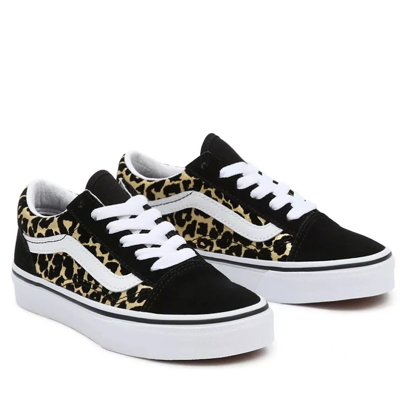 Scarpe Bambina VANS Sneakers Old Skool Flocked Leopard