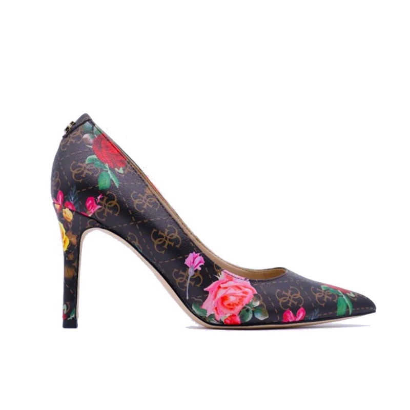 Decolletè Donna GUESS colore Nero Multi Con Fantasia Floreali
