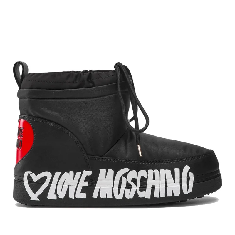 Scarpe Donna LOVE MOSCHINO Stivaletti da Neve Neri con Logo