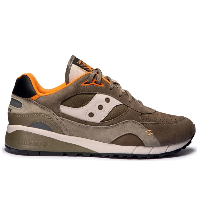 Scarpe Uomo Saucony Sneakers Shadow 6000 Destination Unknown Olive - Orange