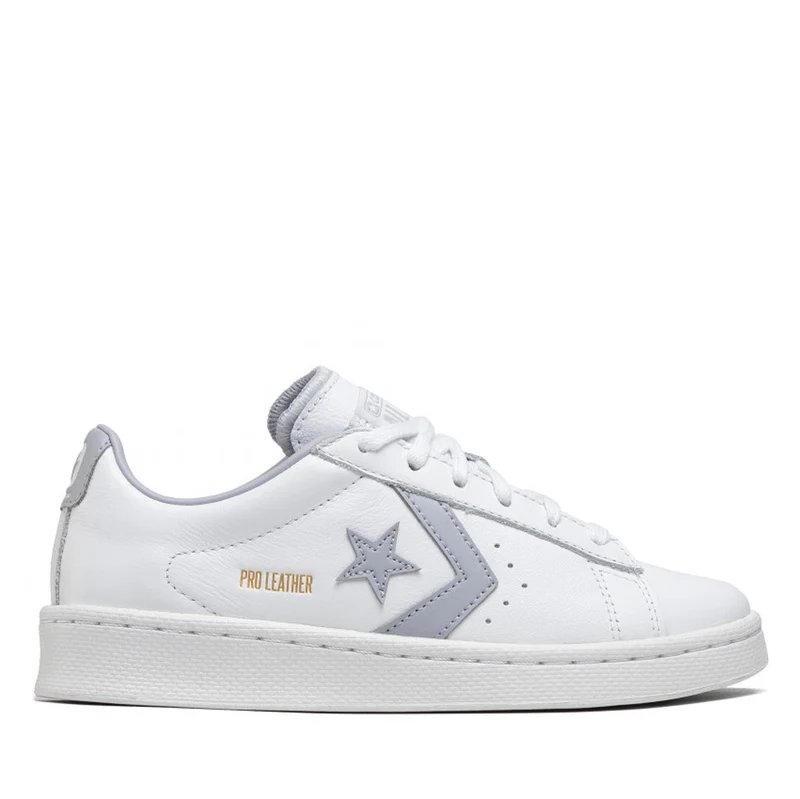 Scarpe Uomo CONVERSE Sneakers linea Pro Leather Low Top Shoe in Pelle Bianca