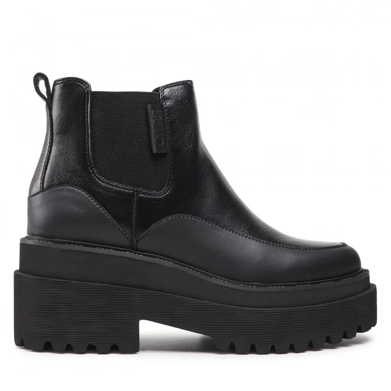 Scarpe Donna LIU JO Stivaletti Neri con Plateau