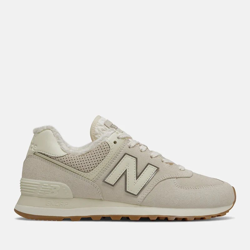 Scarpe Donna NEW BALANCE Sneakers 574 in Suede colore Angora