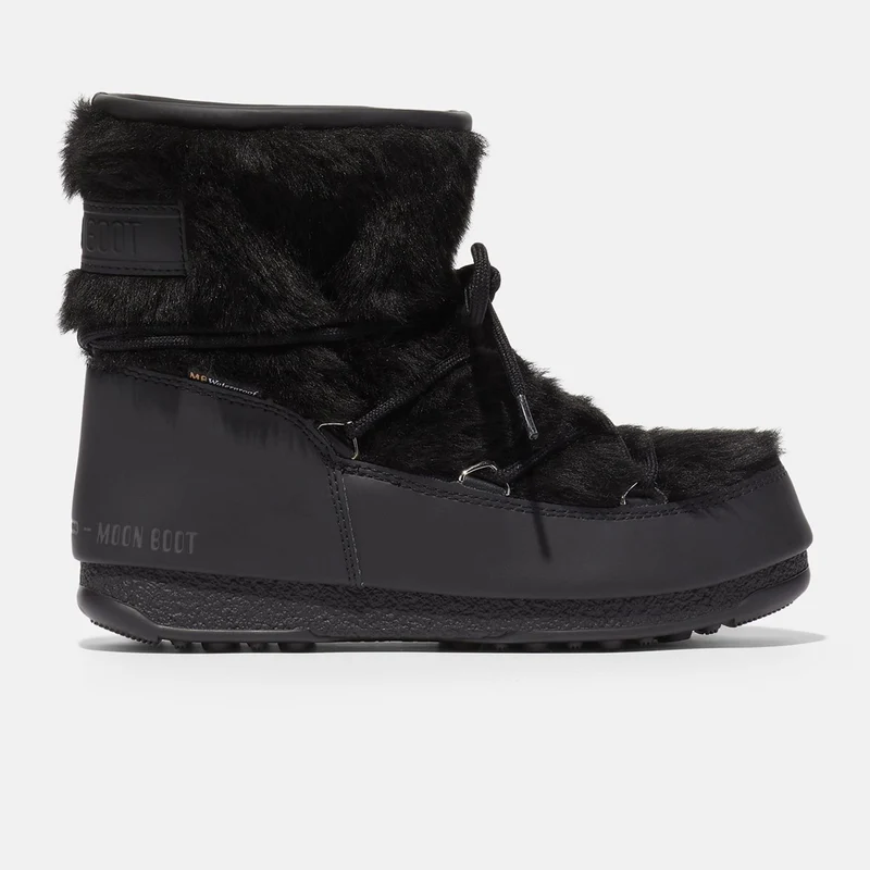 Stivali da Neve Donna MOON BOOT Protecht Low Monaco in Ecopelliccia Colore Nero