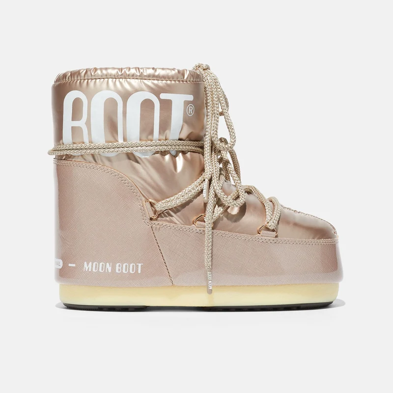 Stivali da Neve Donna MOON BOOT Icon Low Pillow Colore Oro Rosa