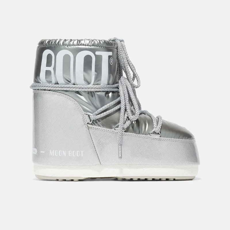 Stivali da Neve Donna MOON BOOT Icon Low Pillow Colore Argento
