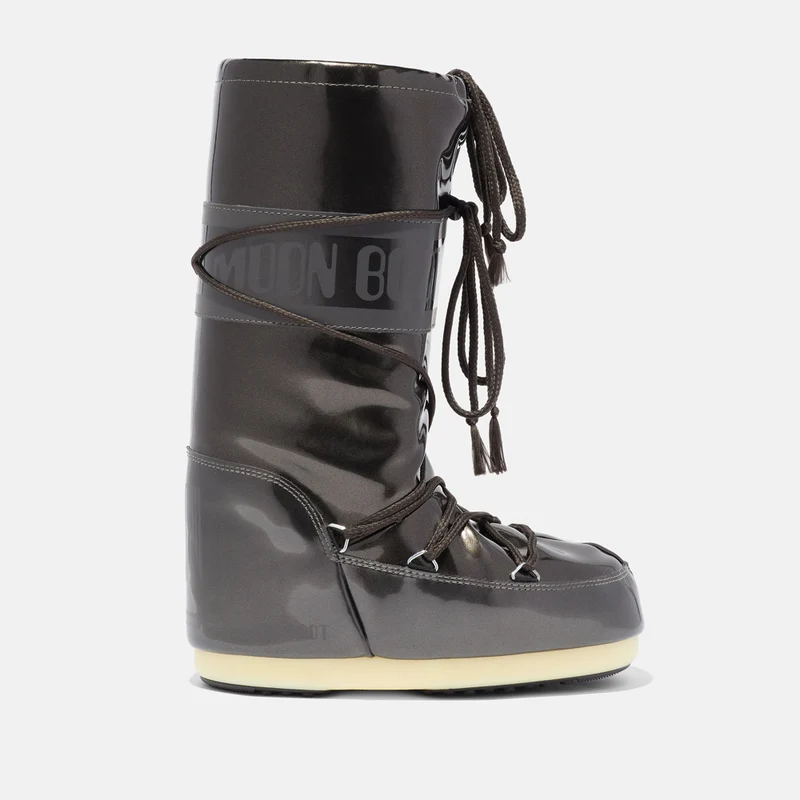 Stivali da Neve Donna MOON BOOT Icon in Vinile Colore Nero
