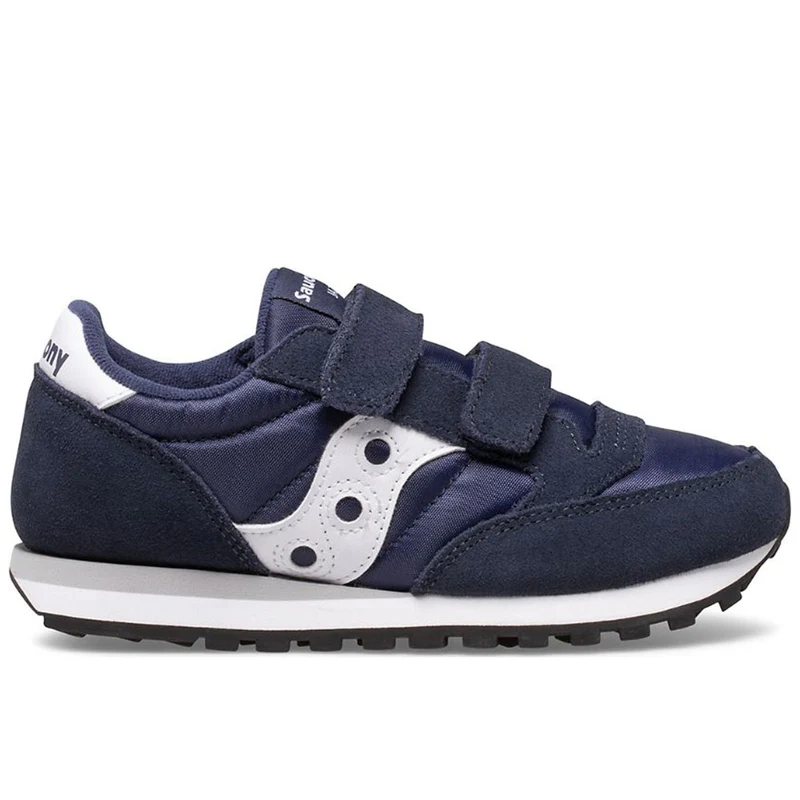 Scarpe Bambino Saucony Sneakers Jazz Double Hook & Look Kids Navy - White