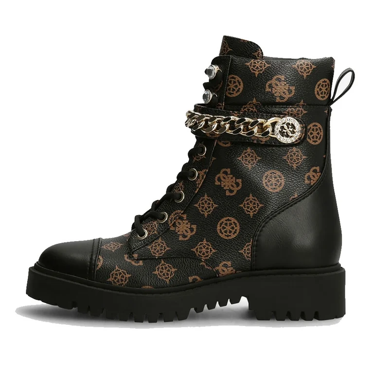 Scarpe Donna GUESS linea Odyssa Anfibio colore Brown Ocra