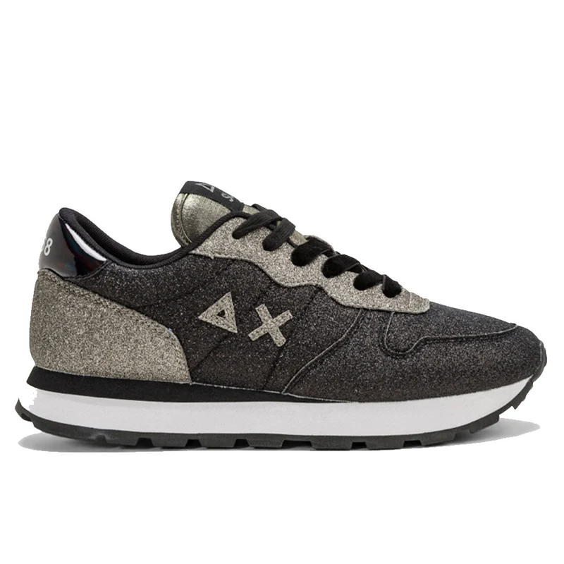 Scarpe Donna Sun68 Sneakers Ally Glitter Colore Nero