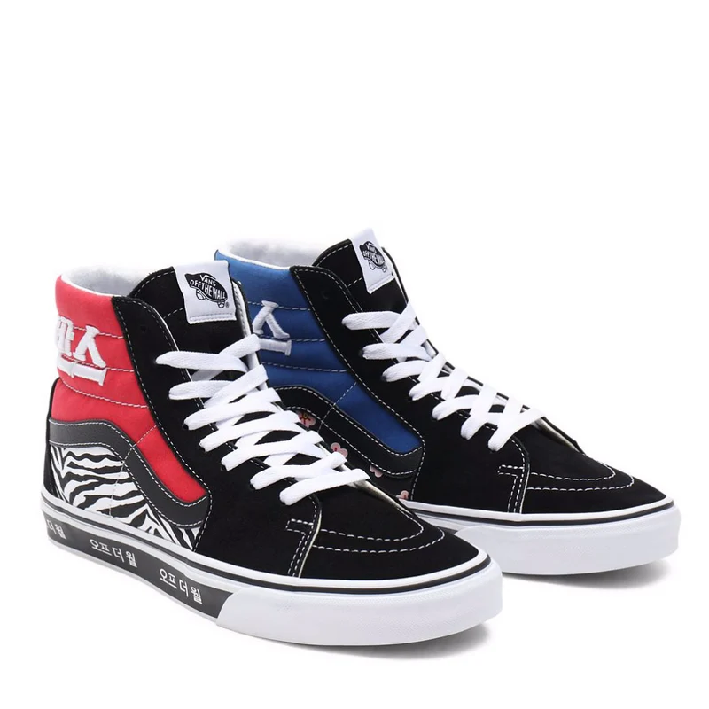 Scarpe Unisex VANS Sneakers Alte Sk8-Hi stampa Korean Typography