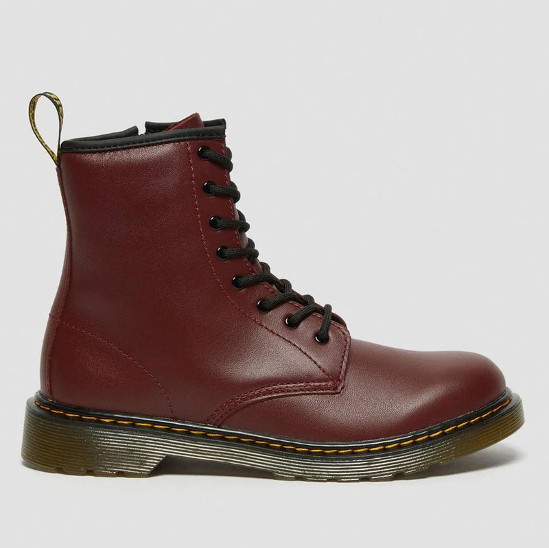 Scarpe DR. MARTENS Stivali linea 1460 Y Softy T in Pelle Rossa