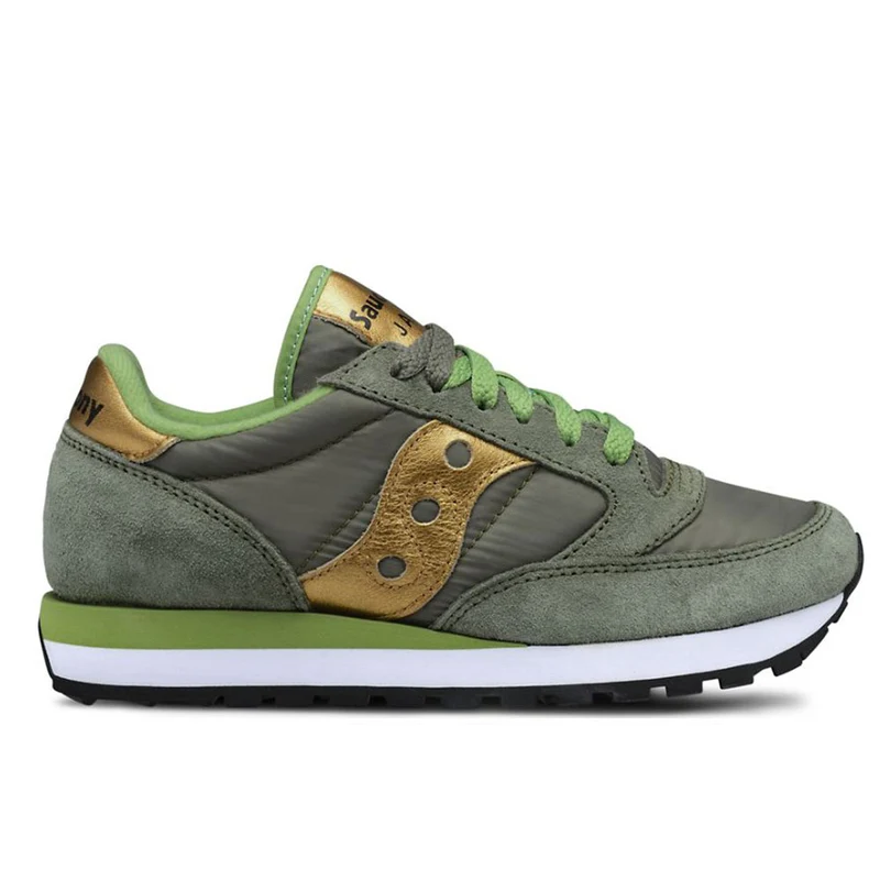 Scarpe Donna Saucony Sneakers Jazz Original Olive - Gold
