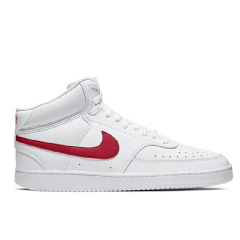 Scarpe NIKE Sneakers Alte linea Court Vision Mid colore Bianco - Rosso