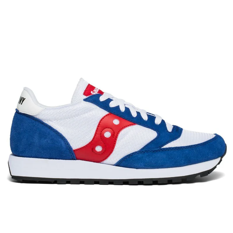 Scarpe Uomo Saucony Sneakers Jazz Original Vintage White - Royal - Red